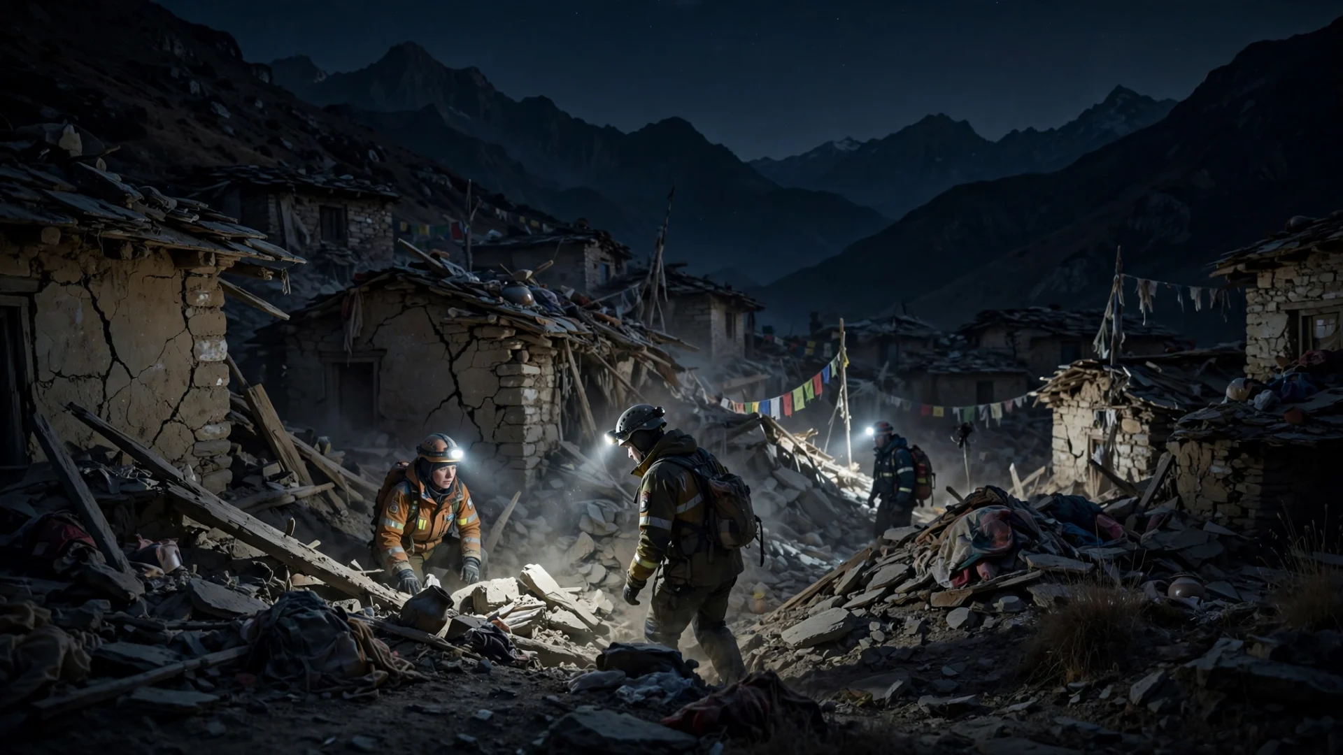 ਤਿੱਬਤ ਦੇ ਨਾਗਕੂ ਇਲਾਕੇ ਵਿੱਚ ਭੂਚਾਲ ਤੋਂ ਬਾਅਦ ਰਾਹਤ ਕਾਰਜ ਕਰਦੀਆਂ ਬਚਾਅ ਟੀਮਾਂ